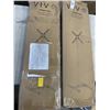 Image 1 : 2 VIVO BLACK LARGE TV STANDS FOR TREADMILLS & ELLIPTICALS