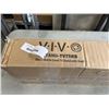 Image 3 : VIVO BLACK MOBILE EASEL TV STAND WITH SHELF