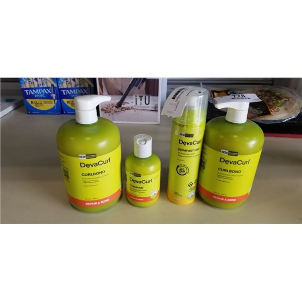 LOT OF NEW DEVA CURL HAIR PRODUCTS