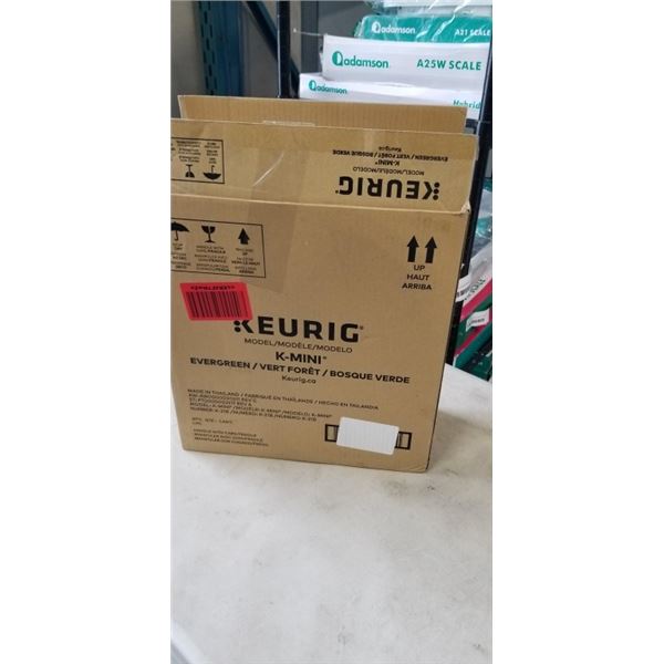 KEURIG MODEL K-MINI EVERGREEN
