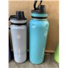Image 3 : LOT OF 4 THERMOFLASK INSULATED METAL DRINK BOTTLES
