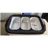 Image 2 : 3 COMPARTMENT FOOD WARMER
