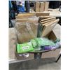 Image 1 : TRAY OF DISPOSABLE PONCHOS. APPROX 25 PACKAGES OF 4 PONCHOS