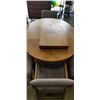 Image 2 : MCM WALNUT DINING TABLE W/ 8 CHAIRS AND 2 LEAFS