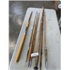 Image 1 : 3 SPLIT CANE FISHING RODS, INCLDUING 4PC COLUMBIA OCEAN ROAD