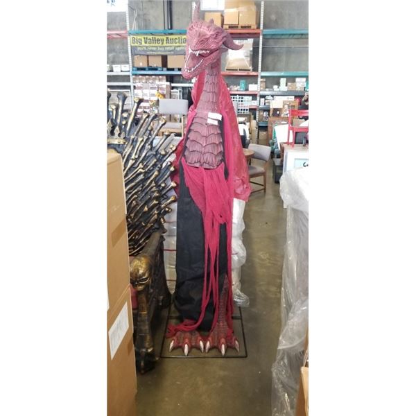 LARGE AUTOMATED DRAGON YARD FIGURE - TESTED WORKING