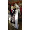 Image 1 : BRIDE AND GROOM AUTOMATED SKELETON FIGURES - TESTED WORKING