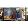 Image 1 : AS NEW OVER AND BACK 2 TIER BASKET AND SET OF  OWALA  WATER BOTTLES