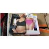 Image 1 : NEW HALSTON SIZE MEDIUM 2 PACK FLEX BRA AND 6 PACK SIZE SMALL KI CUT UNDERWEAR
