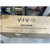 Image 3 : VIVO WHITE MEDIUM ELECTRIC SINGLE MOTOR CORNER DESK FRAME