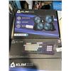 Image 3 : 3 KLIM WIND LAPTOP COOLING PADS, KLIM MINSTRAL LAPTOP COOLING PAD, AND KLIM CHROMA KEYBOARD