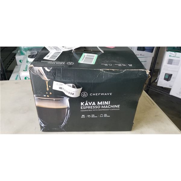 CHEFWAVE KAVA MINI ESPRESSO MACHINE