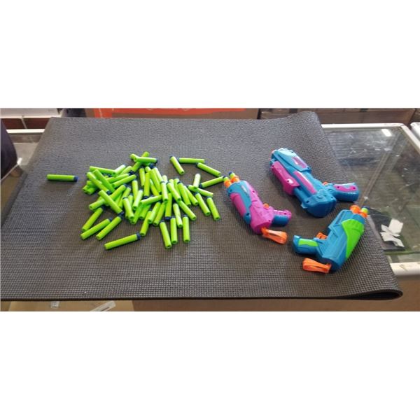 3 CLASH FORCE NERF GUNS