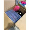Image 2 : 2 BOXES OF ASSORTED SEWING AND CRAFT SUPPLY, YARN AND THREAD