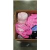 Image 2 : BOX OF NEW STITCH AND ANGEL ONESIES WITH 2 BARBIE HOODIES