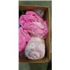 Image 3 : BOX OF NEW STITCH AND ANGEL ONESIES WITH 2 BARBIE HOODIES