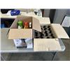 Image 1 : ASSORTED CLEANING SUPPLY AND CASE OF HAND SANITIZER IN PUMP BOTTLES