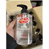 Image 3 : ASSORTED CLEANING SUPPLY AND CASE OF HAND SANITIZER IN PUMP BOTTLES