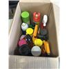 Image 4 : ASSORTED CLEANING SUPPLY AND CASE OF HAND SANITIZER IN PUMP BOTTLES
