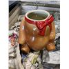 Image 4 : ANTIQUE TRUNK WITH ASSORTED FIGURINES, ANIMAL FIGURES, DECOR, COOKIE JAR, LOTS OF COLLECTIBLE CHINA 
