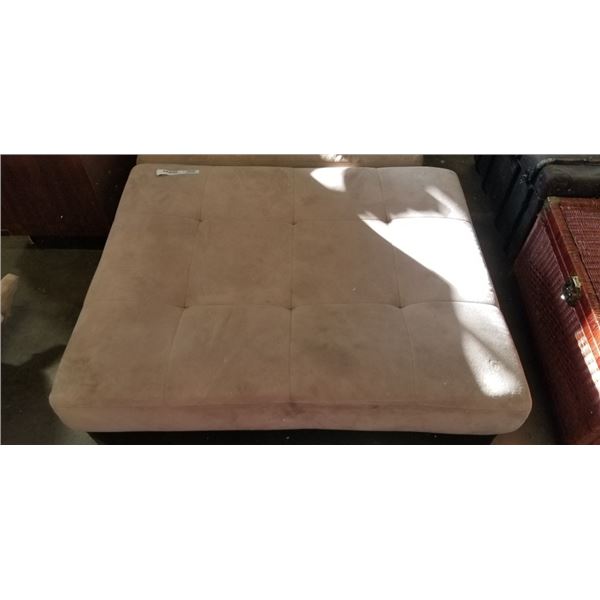 LARGE MICOFIBER OTTOMAN APPROX 38x48