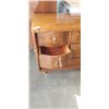 Image 2 : VINTAGE 9 DRAWER WALNUT DRESSER