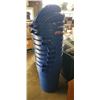 Image 1 : 10 BLUE RUBBERMAID  32 GALLON BINS W/ LIDS