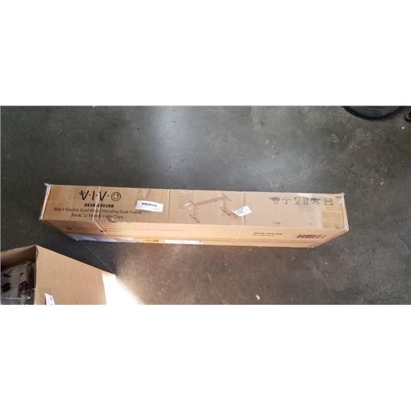 VIVO WHITE SINGLE MOTOR DESK FRAME E-100