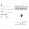 Image 1 : 3.3 CT CERTIFIED SILVER RUBY GEMSTONE PENDANT ($6,018 APPRAISAL)