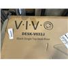 Image 3 : VIVO BLACK SINGLE TOP DESK RISER