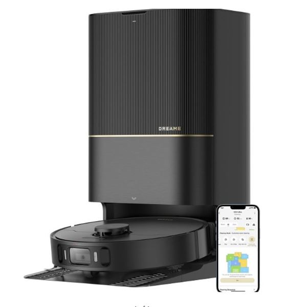 DREAME X30 ULTRA ROBOT VACUUM AND MOP W/ AUTO-EMPTYING DOCK - TESTED WORKING, RETAIL $2299