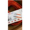 Image 3 : 200 FOOT HEAVY DUTY LIGHTED ORANGE EXTENSION CORD. 16AWG/3C
