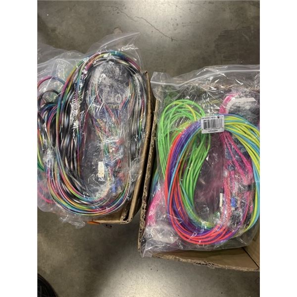 2 BOXES OF 10 FEET CHARGING CABLES