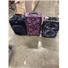 Image 1 : 3 CARRY ON SUITCASES