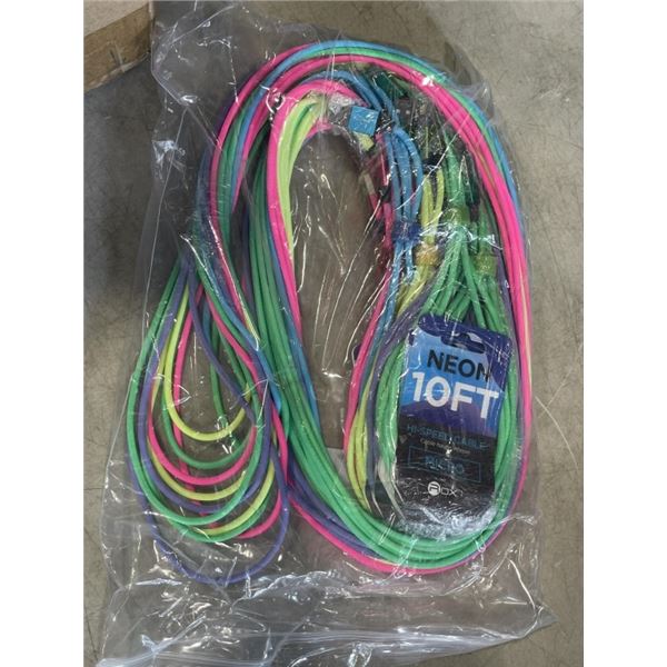 BOX OF 10 FEET CHARGING CABLES