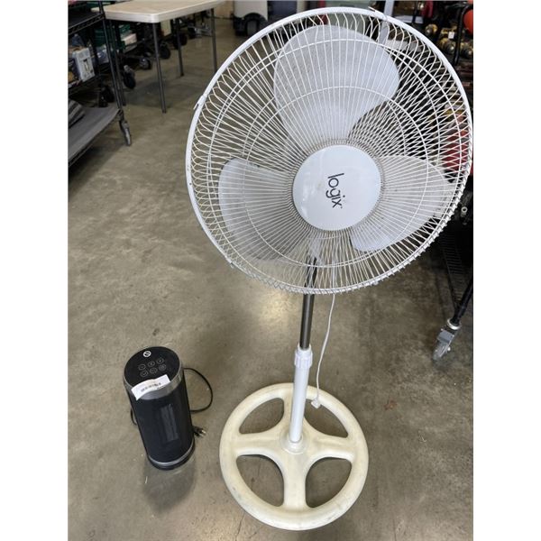 FLOOR FAN AND DREO HEATER