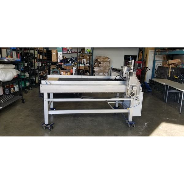ALUMINUM CNC ROUTER TABLE, 7FT X 4FT WITH LAPTOP AND POWER SUPPLY, FUNCTIONAL UNIT