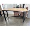 Image 1 : HUSKY ADJUSTABLE HEIGHT WORKBENCH WITH WOOD TOP, 72 INCH X 24 INCH