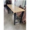 Image 2 : HUSKY ADJUSTABLE HEIGHT WORKBENCH WITH WOOD TOP, 72 INCH X 24 INCH