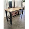 Image 3 : HUSKY ADJUSTABLE HEIGHT WORKBENCH WITH WOOD TOP, 72 INCH X 24 INCH