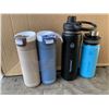 Image 1 : LOT OF 4 INSULATED METAL DRINK BOTTLES KAMBUKKA AND THERMOFLASK