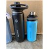 Image 2 : LOT OF 4 INSULATED METAL DRINK BOTTLES KAMBUKKA AND THERMOFLASK