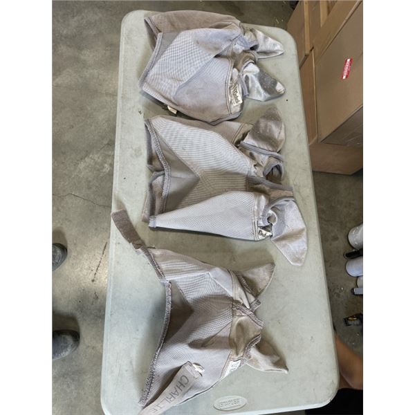 3 HORSE FLY MASKS