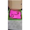 Image 1 : AS NEW PINK KIDS CROCS. SIZE 1