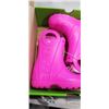 Image 2 : AS NEW PINK KIDS CROCS. SIZE 1