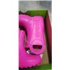 Image 3 : AS NEW PINK KIDS CROCS. SIZE 1
