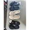 Image 1 : NEW PAIR BODY GLOVE SANDLES SIZE 9 US, AND 2 PAIRS OF ROOTS SANDLES. SIZES 8 AND 11