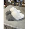 Image 2 : AS NEW NUKNUUK WOMENS SUEDE SLIPPERS. SIZE 6 US