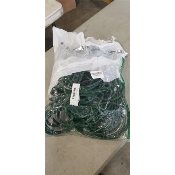 APPROX 100 FOOT HEAVY DUTY  LIGHTED GREEN EXTENSION CORD. 14AWG/3C
