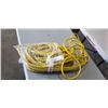 Image 1 : APPROX 100 FOOT HEAVY DUTY  LIGHTED YELLOW EXTENSION CORD. 12AWG/3C